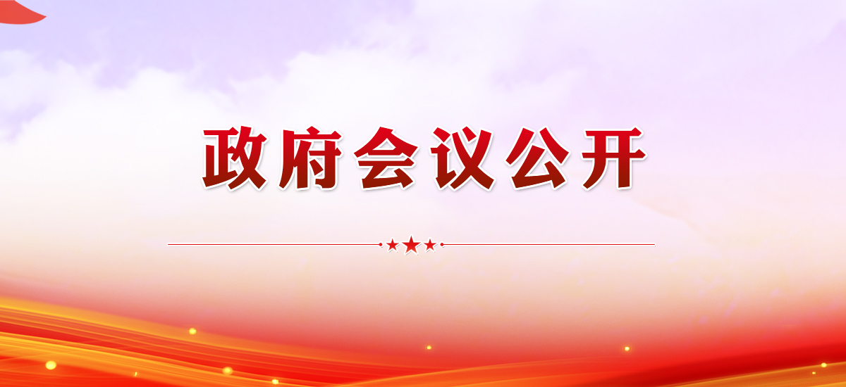 政府會議公開